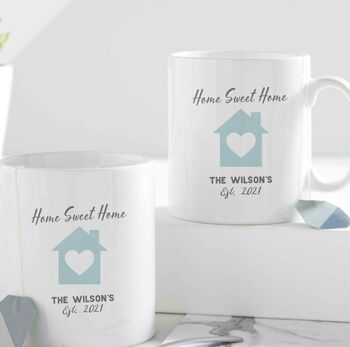 Personalised New Home Mug Set, 3 of 4