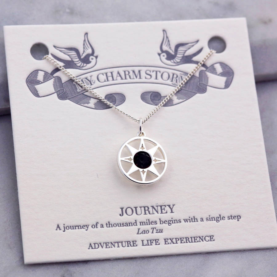 journey charm necklace