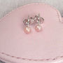 Girl's Pearl And Sterling Silver Earrings, thumbnail 2 of 6