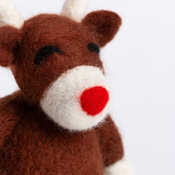 Belle The Reindeer Needle Felt Craft Kit, 7 of 8