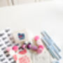 Mini Love Hearts Valentine's Biscuit Baking And Decorating Kit, thumbnail 6 of 9