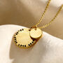 Personalised Mummy And Baby Textured Disc Necklace, thumbnail 5 of 9