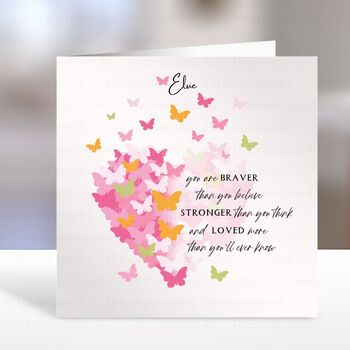 You Are Braver Than You Think Motivational Card, 4 of 7