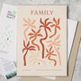 Personalised Abstract Palm Tree Family Print, thumbnail 3 of 5