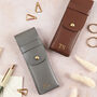 Handmade Leather Pen Case, thumbnail 4 of 8