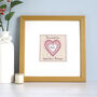 Personalised Heart Wedding Anniversary Card For Wife, thumbnail 4 of 12