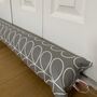 Grey Waterproof Orla Draught Excluder Cushion, thumbnail 1 of 5