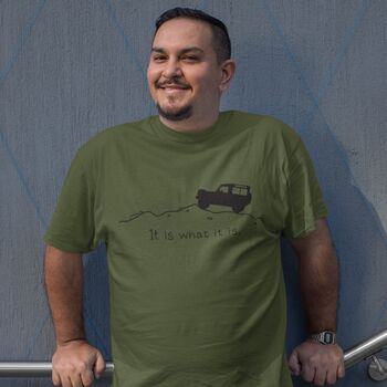It Is What It Is 4x4 Organic Cotton T Shirt, 2 of 8
