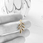 Gold Plated Branch Necklace, thumbnail 6 of 7