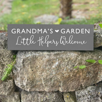 Grandma's Garden Wooden Sign, 3 of 5