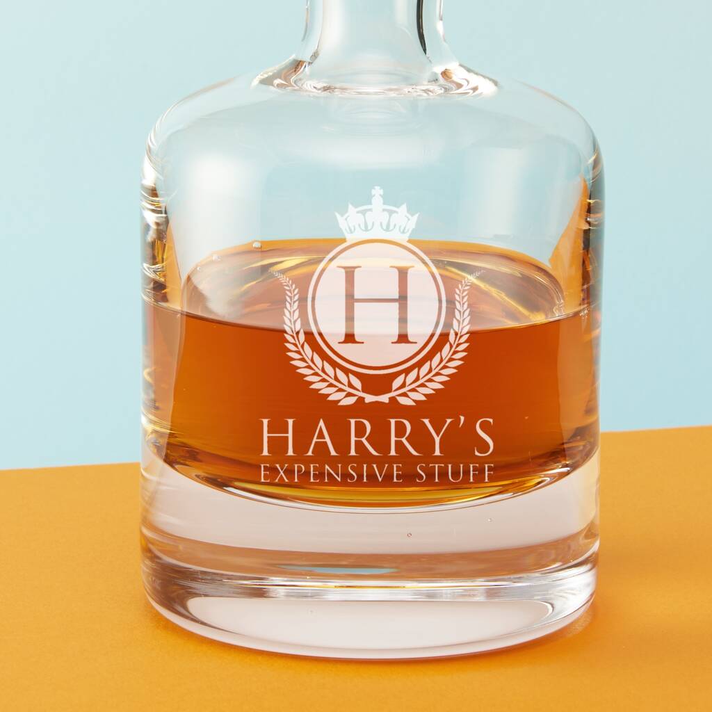 'expensive stuff' decanter by the glass yard