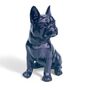 Sitting French Bulldog Figurine, Purple Sparkle Finish, thumbnail 5 of 8