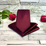 Burgundy Wedding Tie Set, thumbnail 2 of 10