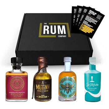 Spiced Rum Taster Set Gift Box One, 4 of 6