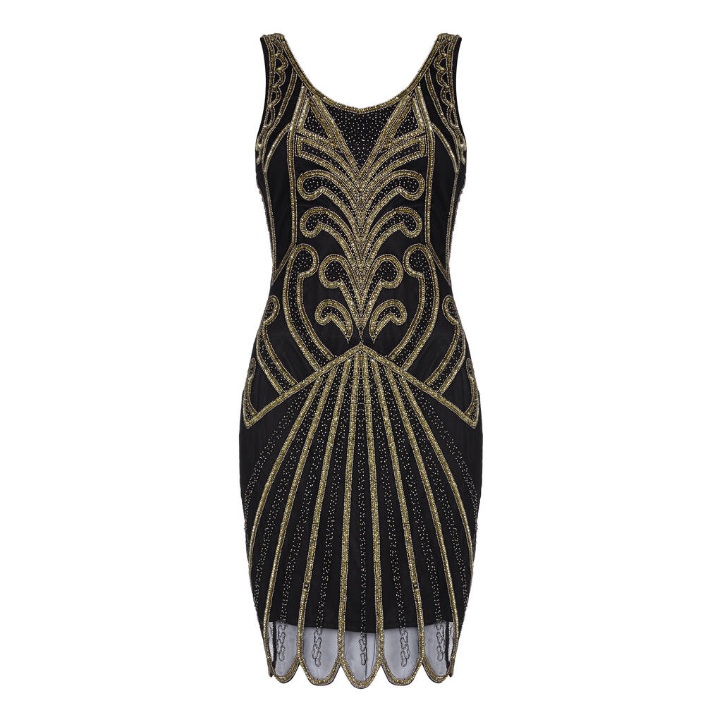Roaring 20s Inspired Flapper Dress By Gatsbylady London