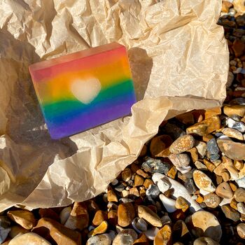 From Brighton With Love | Rainbow Soap With Lemongrass, 3 of 5
