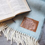 Personalised Wool Throw Engraved With Sonnet 116, thumbnail 1 of 12