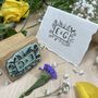 Monogram Rubber Stamp – Flower Meadow, thumbnail 1 of 7