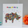 Rhino Birthday Wildlife Card With Butterflies, thumbnail 3 of 8