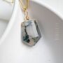 Genuine Moss Agate Necklace, thumbnail 1 of 9