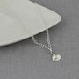Sterling Silver Cornish Shell Charm Anklet, thumbnail 2 of 5