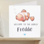 New Baby Nemo Fish Greeting Card, thumbnail 1 of 2