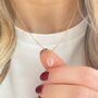 Semi Precious Gemstone Charm Necklace Choice Of Stones, thumbnail 4 of 11