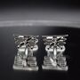 Airplane Silver Cufflinks Gift For Pilots 316 L Stainless Steel Aviation Accessory, thumbnail 1 of 6