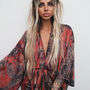 Red Leopard Kimono, thumbnail 1 of 1