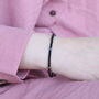 Adjustable Evil Eye Black Beads Bracelet For Kids And New Borns, thumbnail 1 of 6