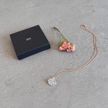 I Love You Sterling Silver Spinner Necklace, 2 of 11