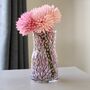 Cherry Blossom Hand Painted Small Glass Vase, thumbnail 1 of 4