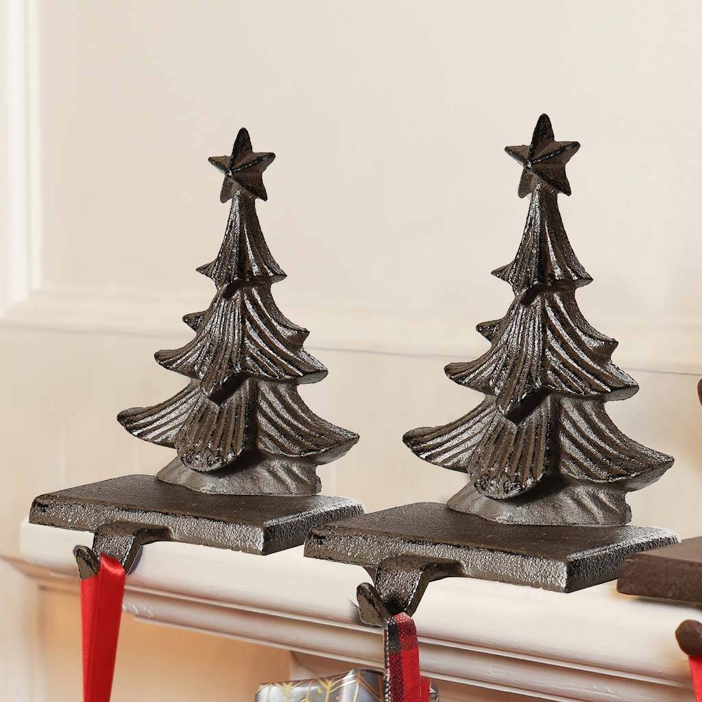 His And Hers Christmas Tree Stocking Hangers By Dibor