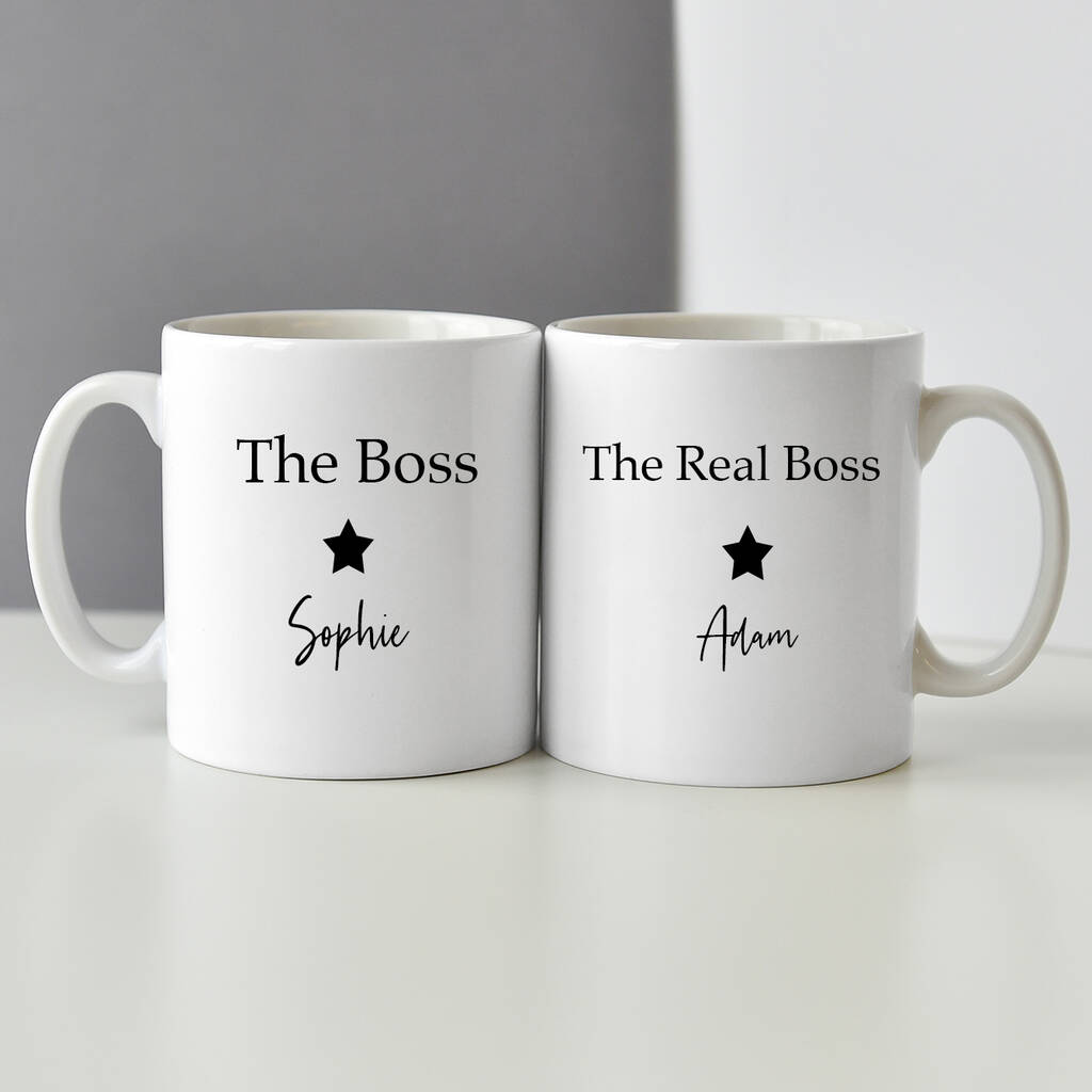 The Boss And Real Boss Mugs, 1 of 2