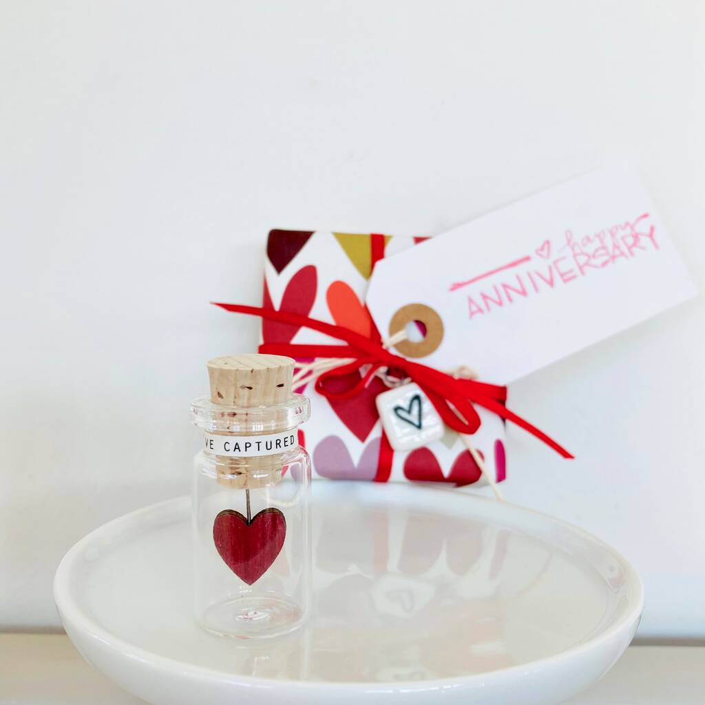 Jar Of Love Wedding Anniversary Gift By Chapel Cards