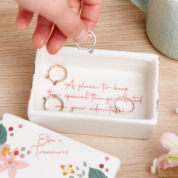 Personalised Floral Jewellery Box, 3 of 4