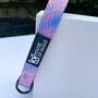 Pink Palm Tree Strong Clip Up Fabric Dog Puppy Collar, thumbnail 2 of 5