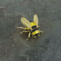 Bumble Bee Insect Brooch, Gold Tone, thumbnail 1 of 2