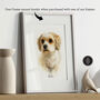 Personalised Pet Illustration Portrait Print, thumbnail 2 of 11