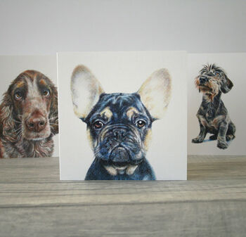 Dog Greetings Card Dachshund, Spaniel Or Frenchie, 5 of 7