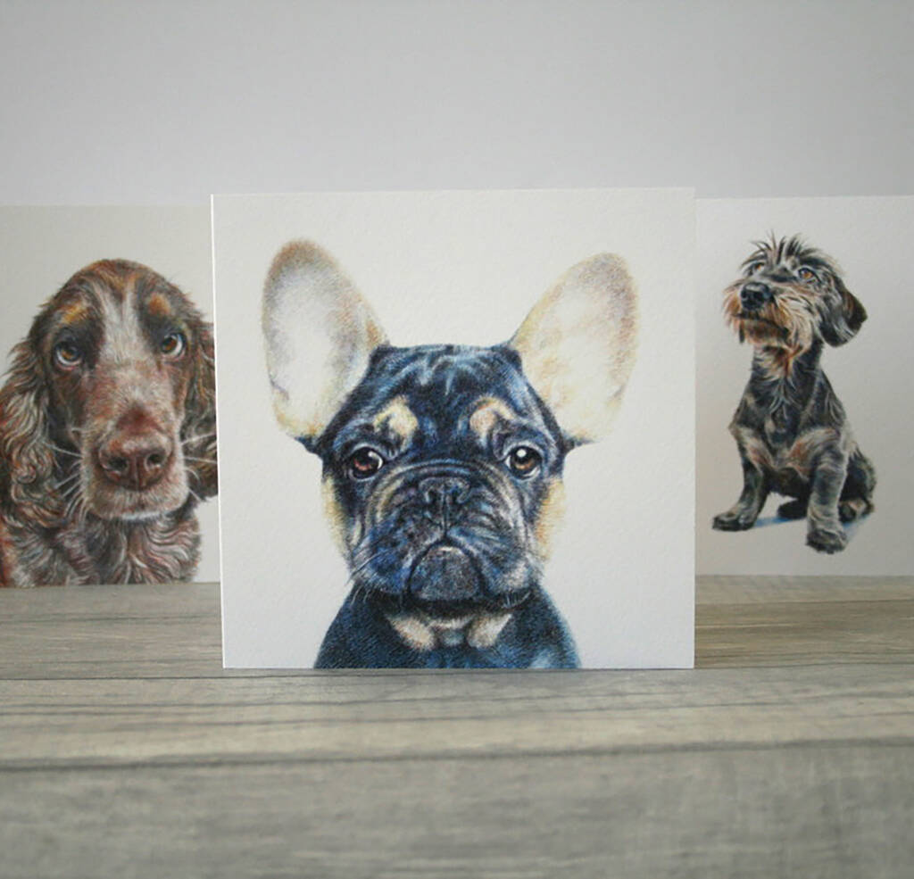 Dog Greetings Card Dachshund, Spaniel Or Frenchie, 1 of 7