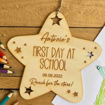 First Day At School Star Photo Prop Sign, 3 of 4