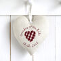 Personalised Hanging Heart Christmas Gift For Her, Mum, Grandma, thumbnail 4 of 12