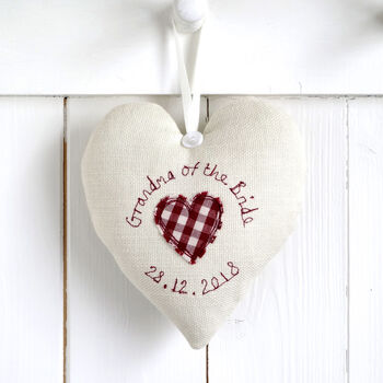 Personalised Hanging Heart Christmas Gift For Her, Mum, Grandma, 4 of 12