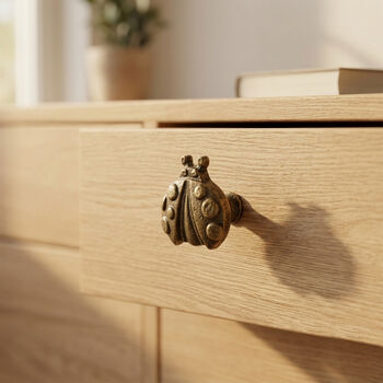 Vintage Brass Ladybug Drawer Knob, 3 of 9