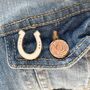 Good Luck Exam Poem And Lucky Horseshoe Enamel Pin Meaningful Gcse Student Gift Keepsake, thumbnail 8 of 12