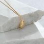 Fat Penguin Pendant Necklace Gold Vermeil, thumbnail 2 of 7