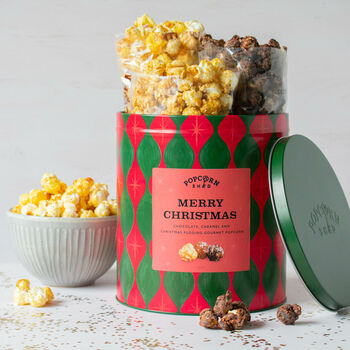 Merry Christmas Popcorn Gift Tin, 2 of 6