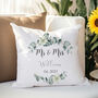 Personalised Anniversary Cushion, Personalised Wedding Anniversary, thumbnail 1 of 2