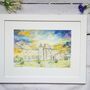 Personalised Wedding Venue Watercolour Painting, thumbnail 1 of 12